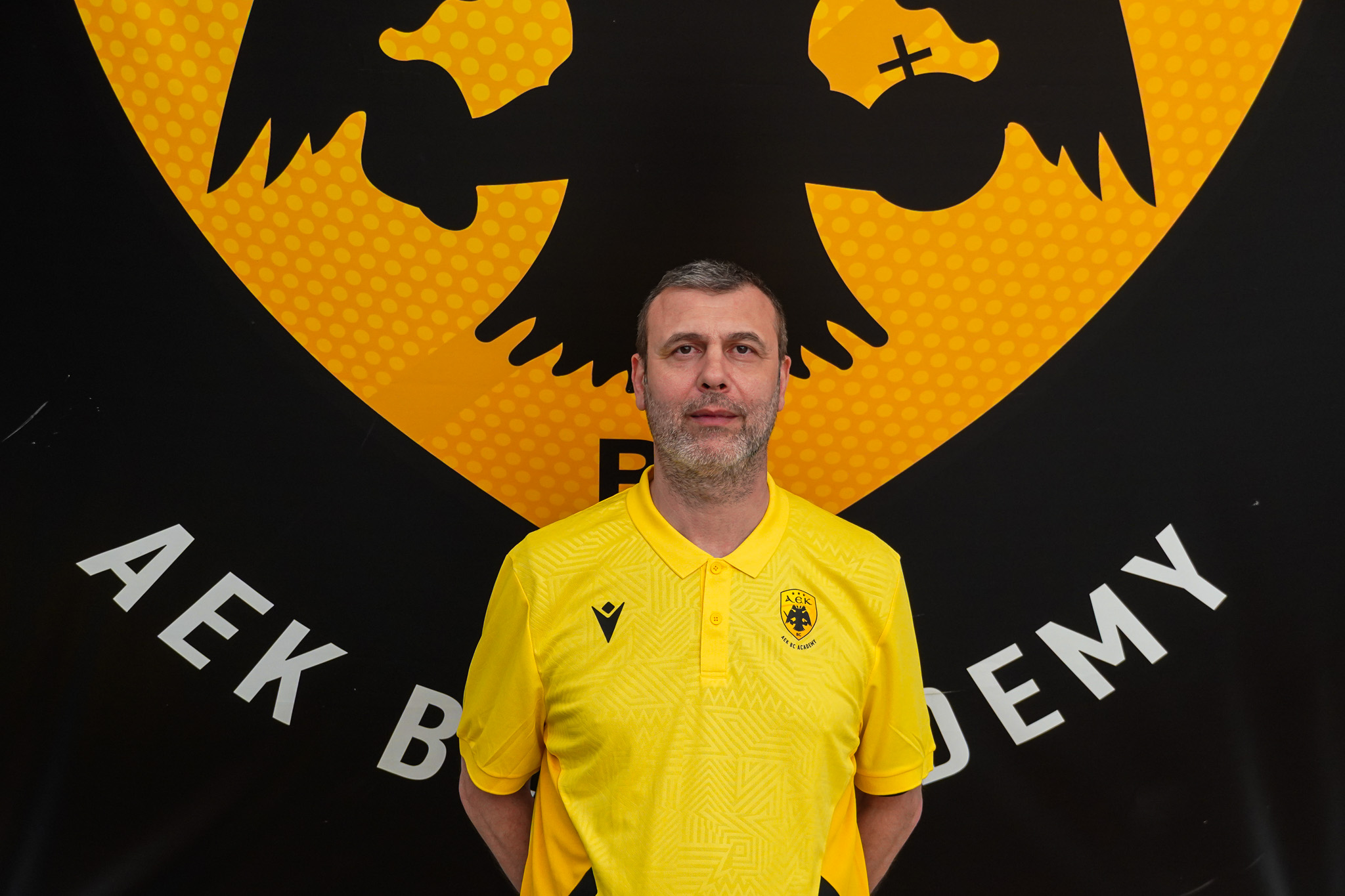 Ο κόουτς Παρδαβέλλας στην ΑΕΚ ΒC ACADEMY